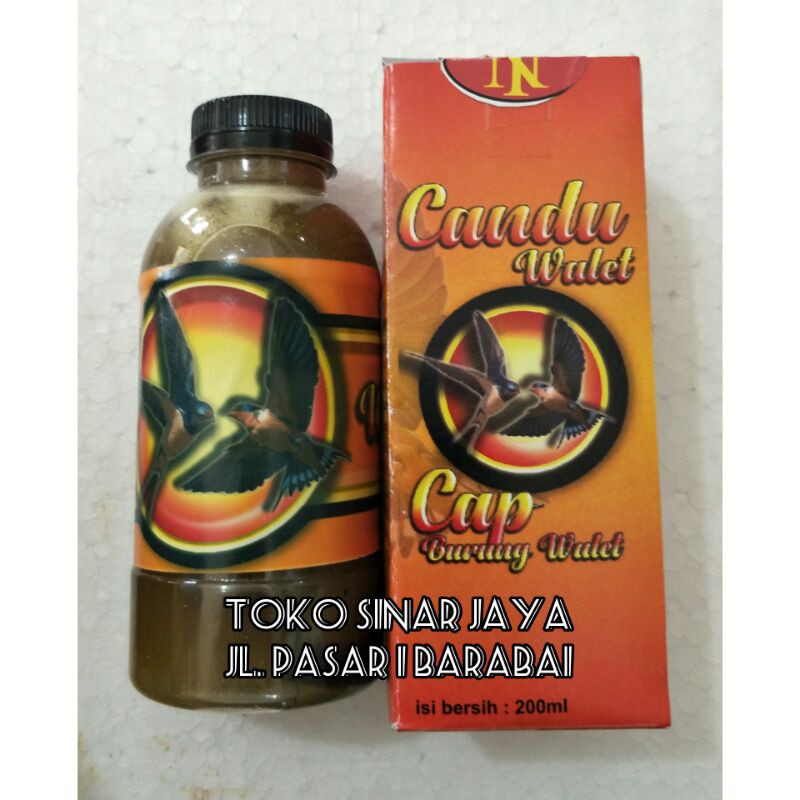 Candu Walet Asli 200ml Cap Burung Walet