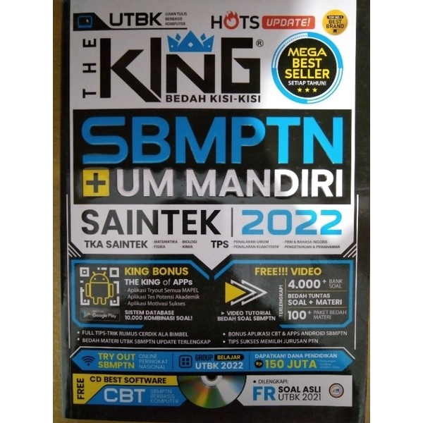 PRELOVED THE KING SBMPTN SAINTEK 2022 (BERSIH)