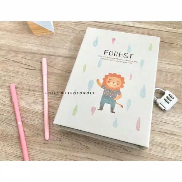 

[[BISA COD]] Forest Notebook (With hard box and lock )