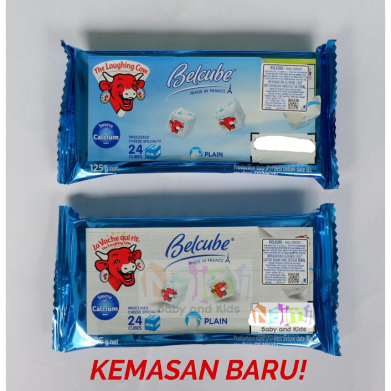 Keju MPASI Bayi merk Belcube / Belcubes / Bel cube plain blue