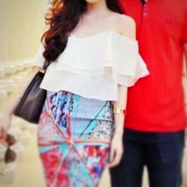 SABRINA TOP WHITE By VIRGINIA CHOO