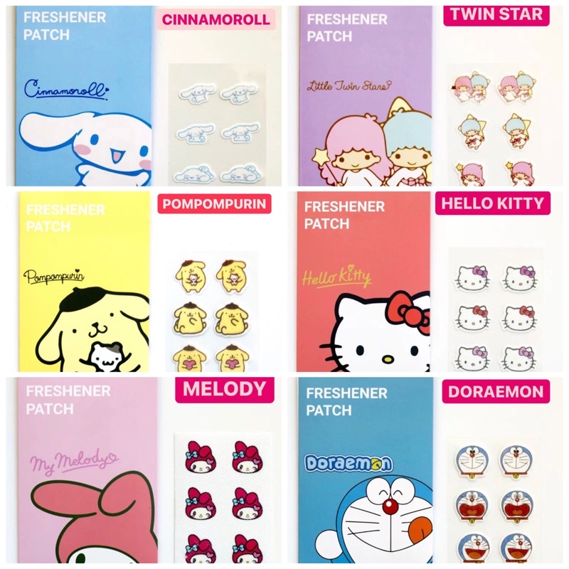 Minzy - Sticker Aroma Mint Pewangi Masker Isi 36pc Patch Mask Anti Bau/ Sticker Pewangi Masker Jepan