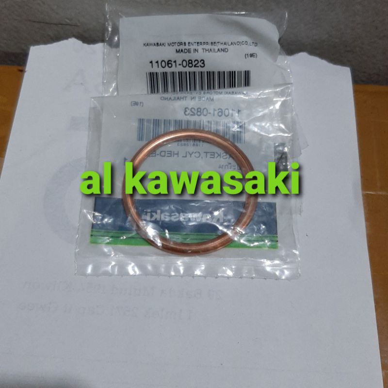 paking knalpot gasket perpak knalpot z 800 z800 z8 original