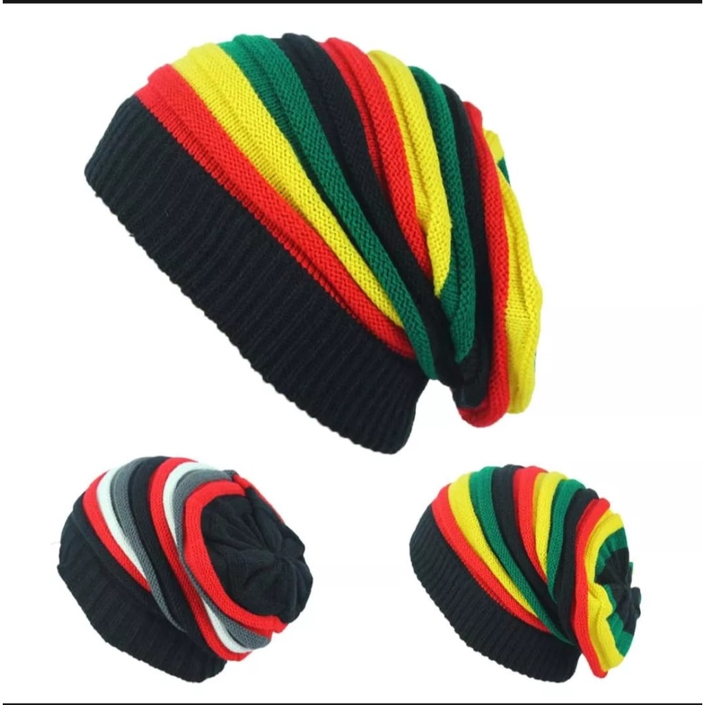 Topi Kupluk Rasta Dewasa Unisex