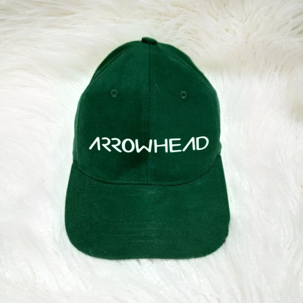 Custom Topi Arrowhead baseball Hijau Tua