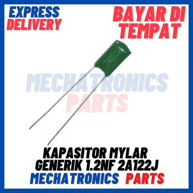 [PAS-9276] KAPASITOR MYLAR GENERIK 1.2nF 2A122J