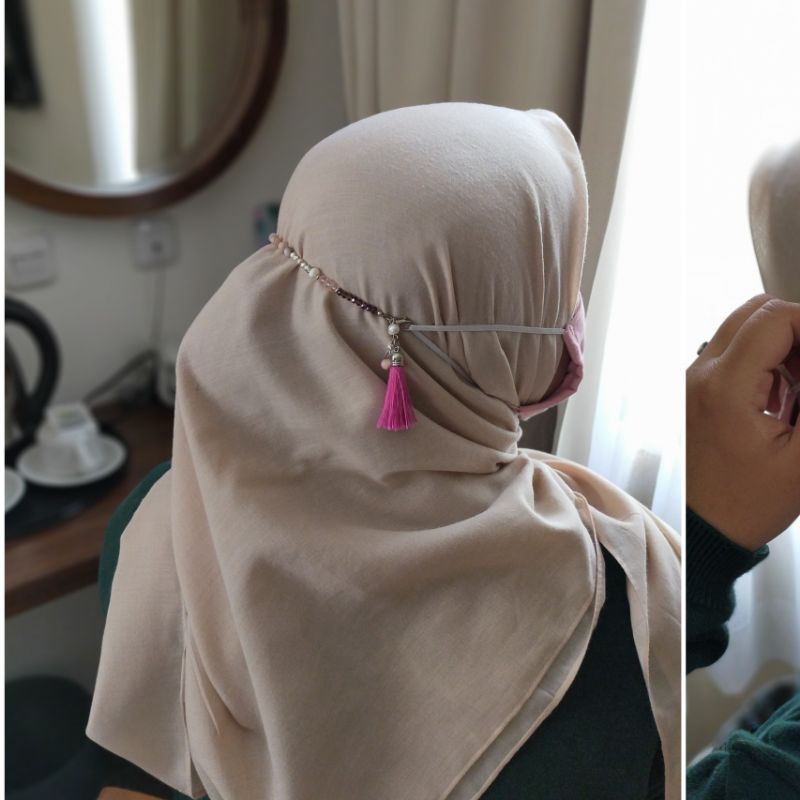 Konektor Masker Hijab Batu Alam