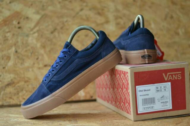 Sepatu Vans Oldskool Sol Gum. Sepatu Sneakers. Black Navy Maroon