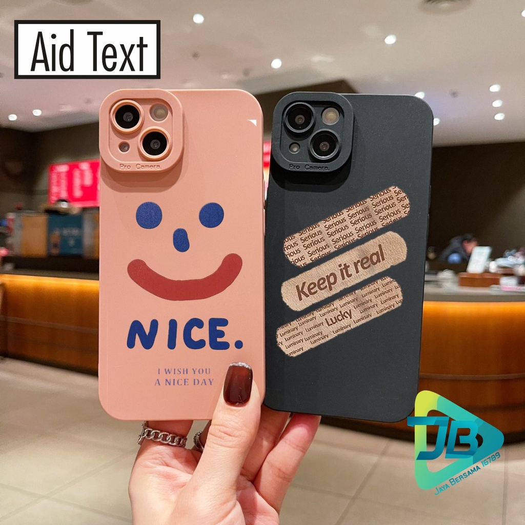 SOFTCASE CASE SILIKON PROCAMERA AID TEXT OPPO VIVO SAMSUNG REALME XIAOMI IPHONE INFINIX ALL TYPE JB5589