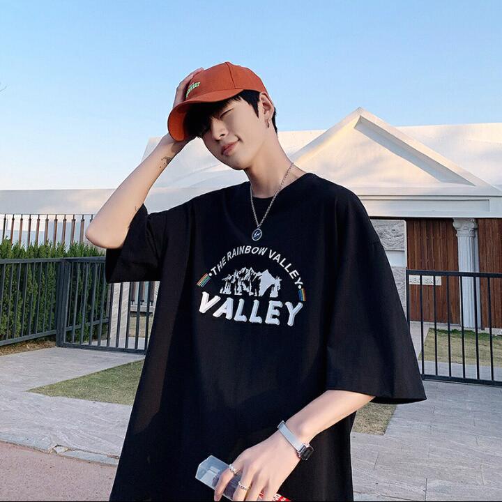 T-Shirt Oversize Unisex Valley Bahan Katun Premium (A128-2232)