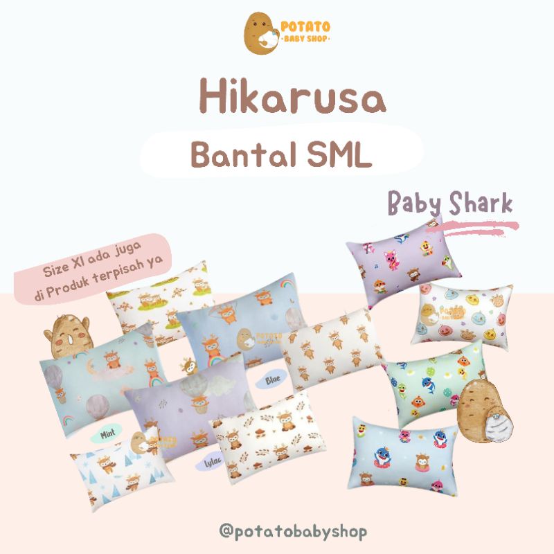 Hikaru SML- Bantal Hikarusa SML Deer Sky / Snow / Mushroom / Family / Baby Shark Pinkfong