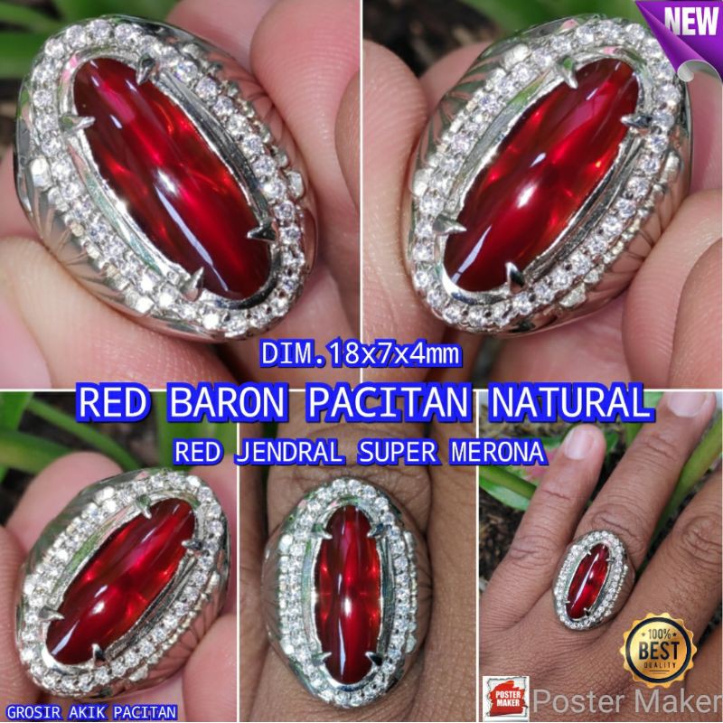 RED JENDRAL RED BARON PACITAN NATURAL PALING DICARI