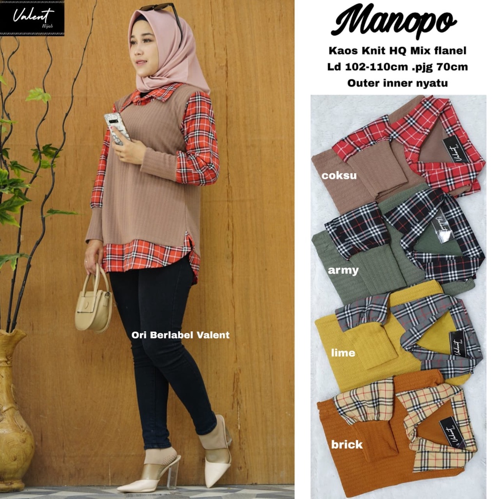 0212 MANOPO BLOUSE BY VALENT MURAH GRATIS ONGKIR