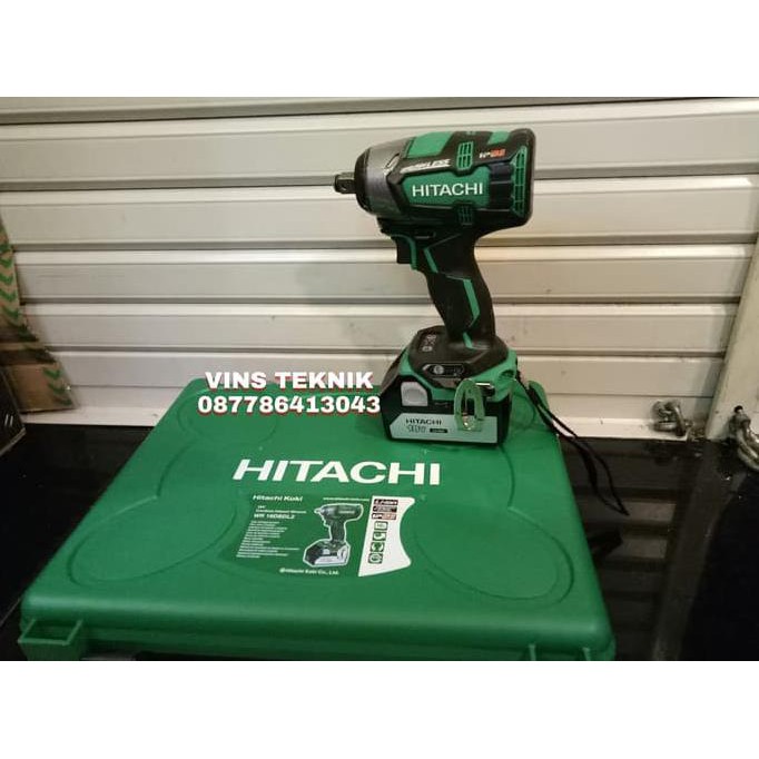 Mesin Bor Impact Wrench Cordless Wr18Dbdl Hitachi Wr 18 Dbdl
