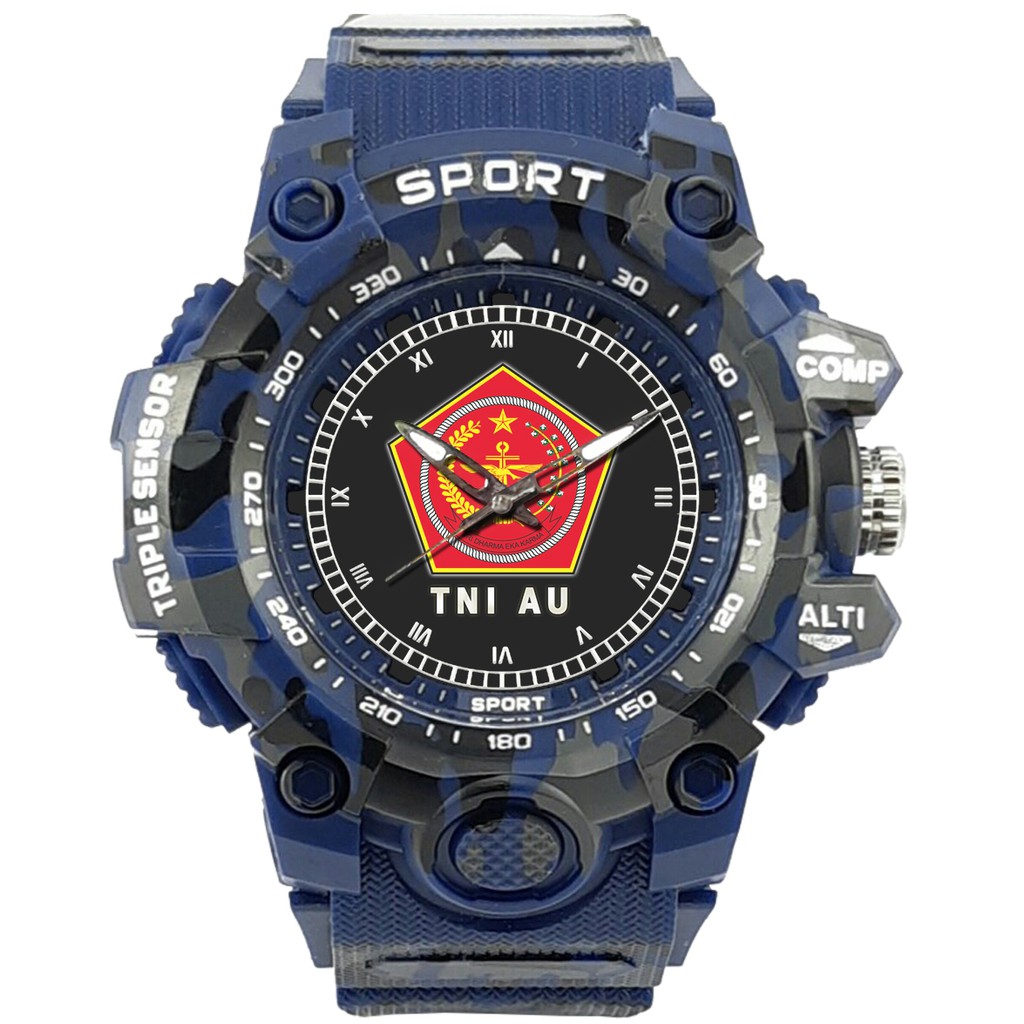 (SPECIAL EDITION) JAM TANGAN LOGO MABES TNI WATER RESISTANT NO.10