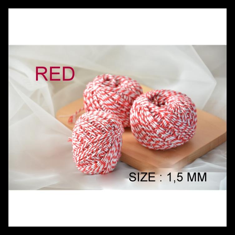 

CHRISTMAS STRING RIBBON SOUVENIR GIFT / TALI KADO NATAL - MERAH