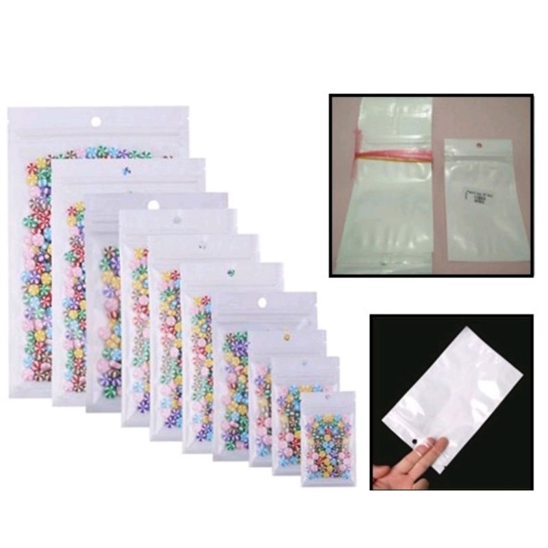 

Plastik Klip Putih Susu/ Plastik Zip Lock
