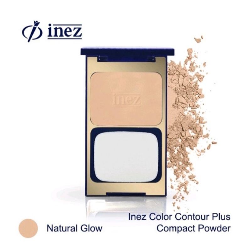 Inez Color Contour Plus Compact Powder (New case)/Bedak Inez Original