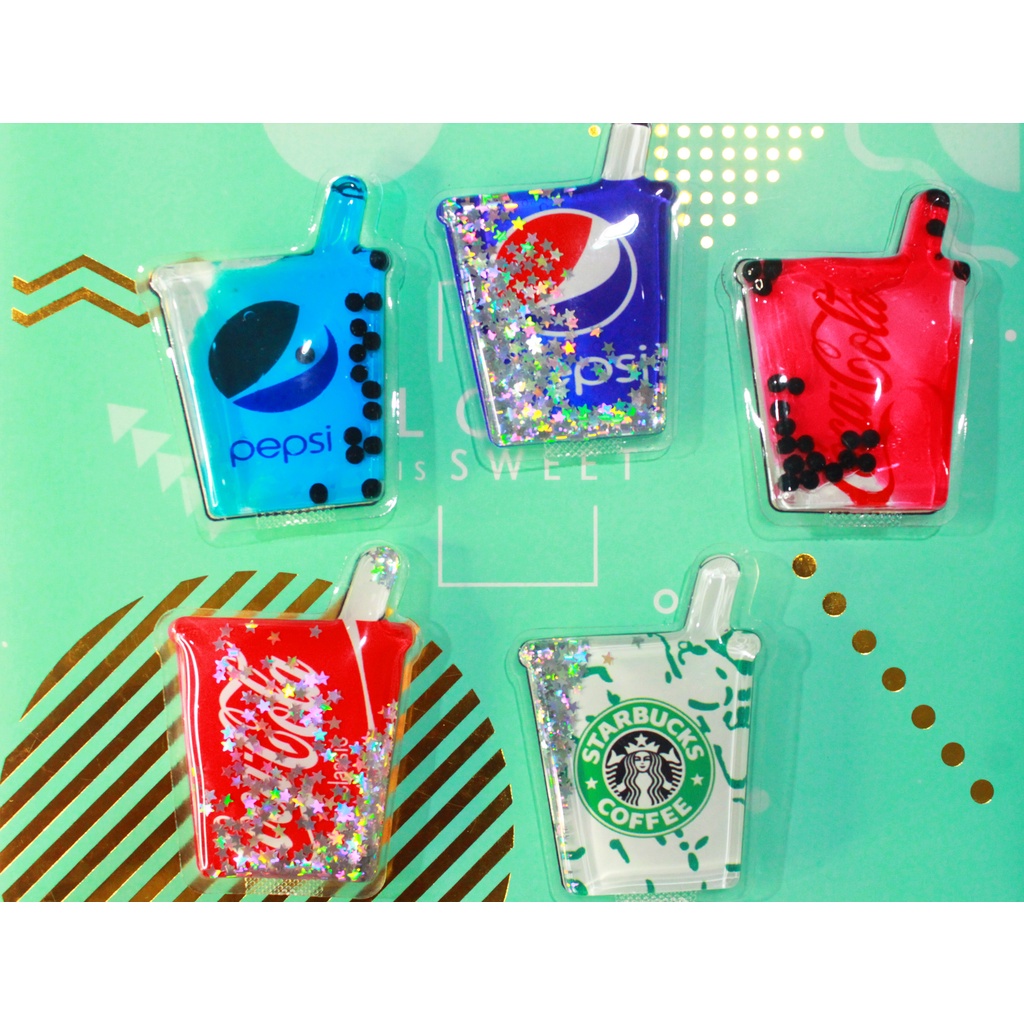 Aksesoris HP Popsocket Glitter Plastik Liquid Karakter 3D Motif Cartoon Cute Lucu Pop Socket Quicksand