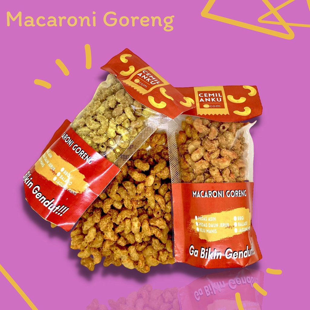 

Cemilan Makaroni Enak Macaroni Pedas Banyak Rasa Jajanan