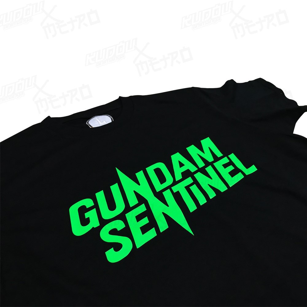 Kaos Gundam Robots Green Neon Premium