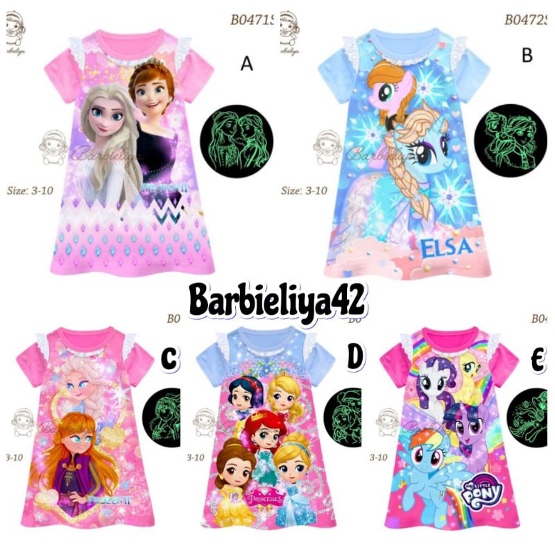 BARBIELIYA42 DRESS ANAK