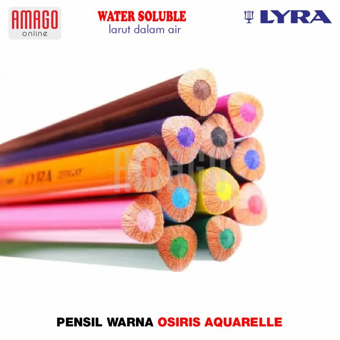 PENSIL WARNA LYRA OSIRIS AQUARELLE WATER SOLUBLE - 12 WARNA - 2531120