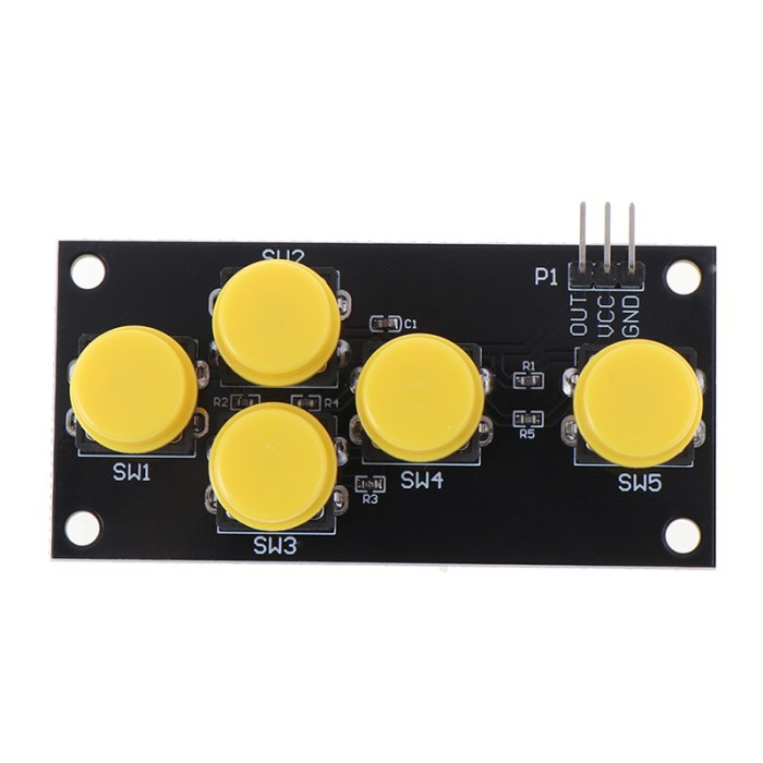 AD Keyboard Simulasi 5 Tombol Module Analog Button Modul Arduino