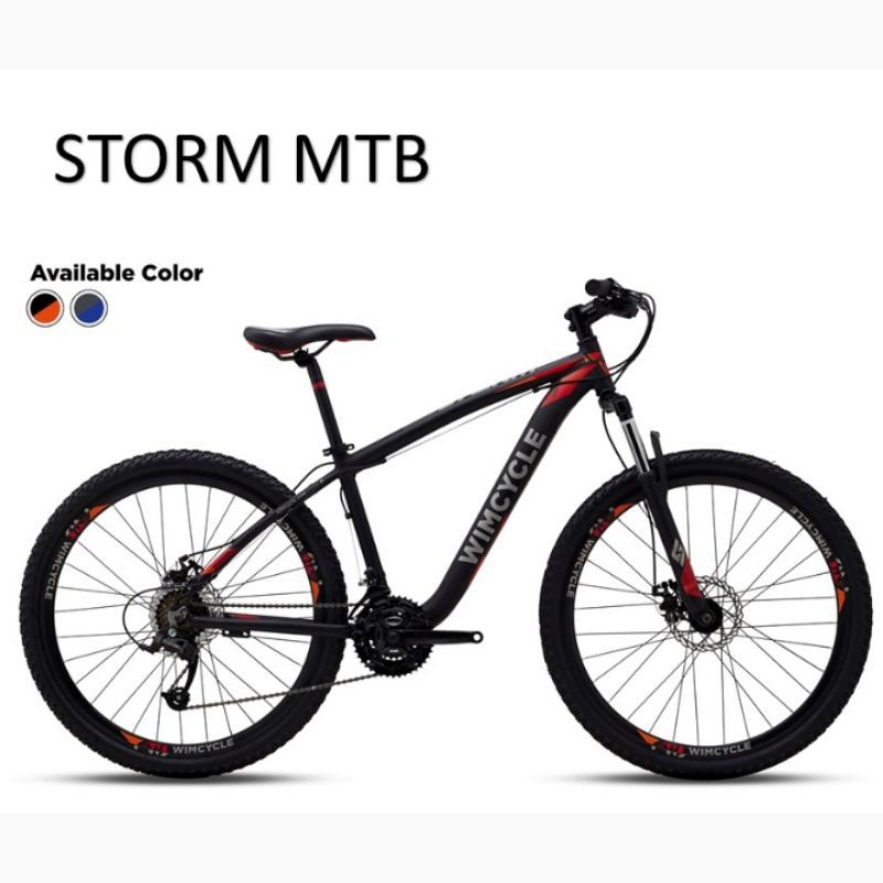 SEPEDA GUNUNG MTB WIMCYCLE STORM 27.5 INCI ALLOY CAKRAM DEWASA