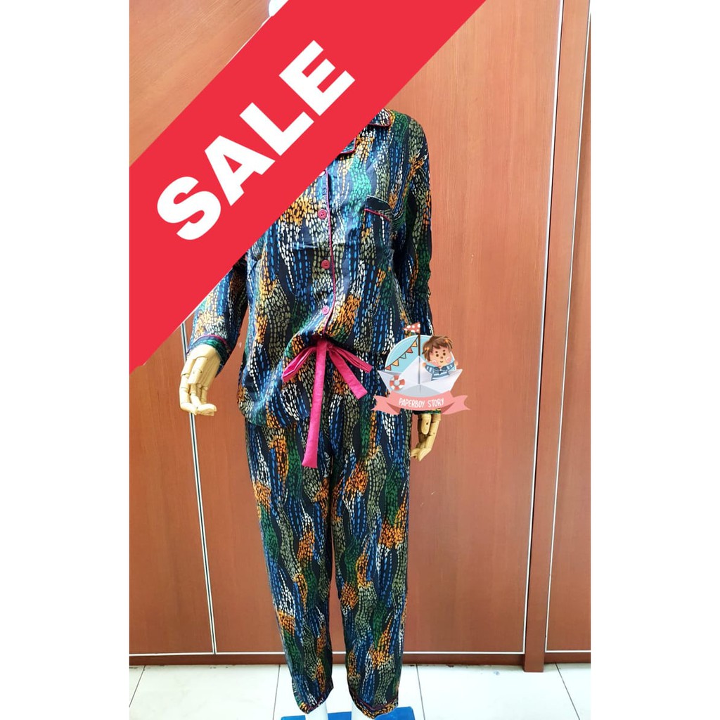 PAJAMAS PP PITA PREMIUM RAYON  VISCOSE PIYAMA  Wanita 
