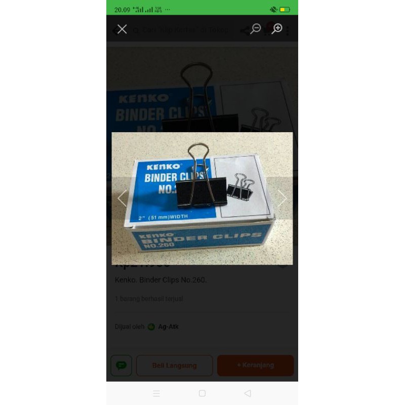 

Binder clip 260 1pcs