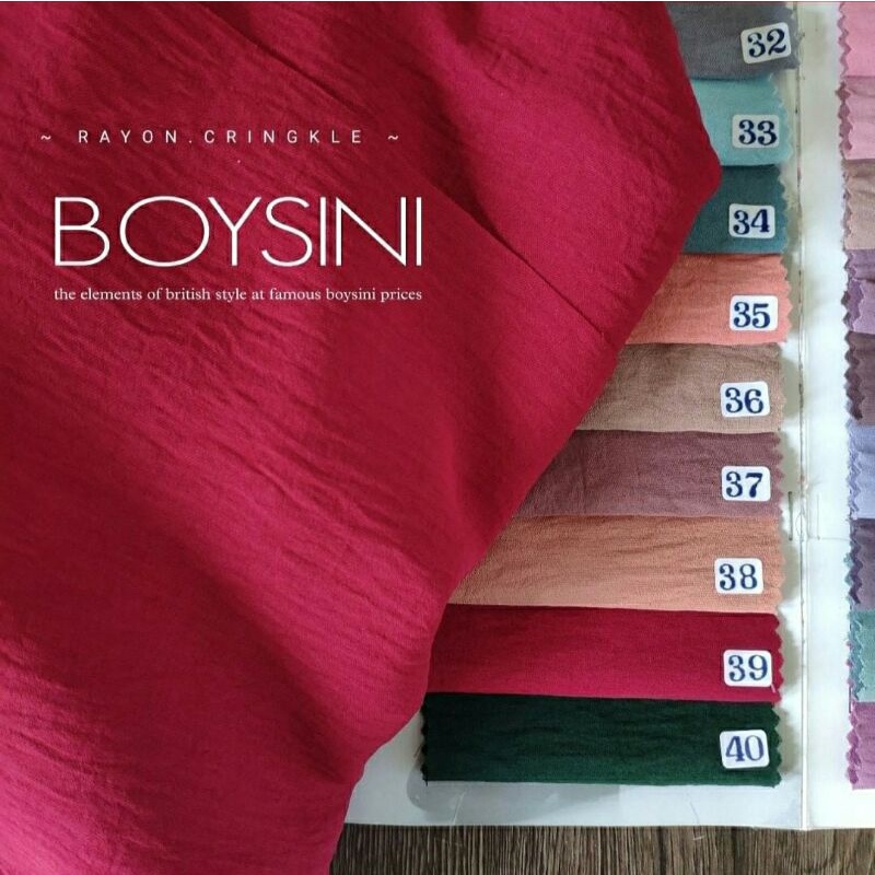 {ELDINA TEXTILE} KAIN MURAH / KAIN CRINKLE / CRINKLE AIRFLOW / RAYON CRINKLE / CEY / AIRFLOW