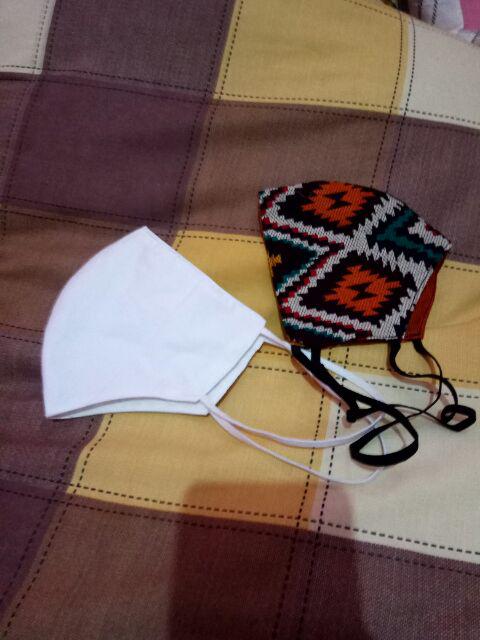 Masker Non Medis, Masker Hijab, Masker 2lapis, Masker Putih,  Masker Karet