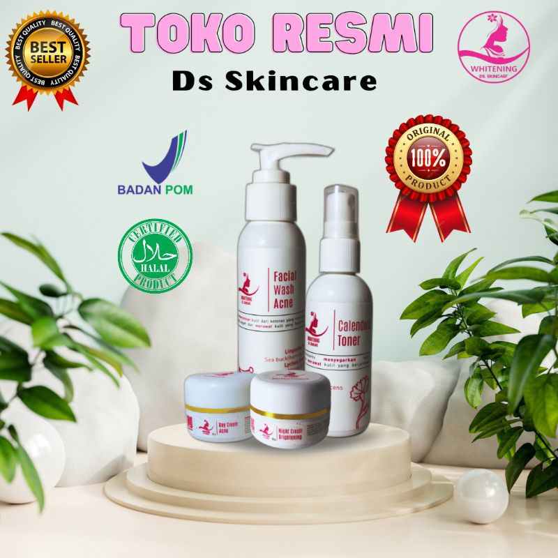 whitening DS Skincare Premium dan Biasa