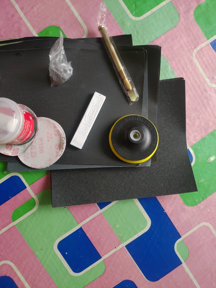 Amplas Bulat Tempel Velcro 4 #100