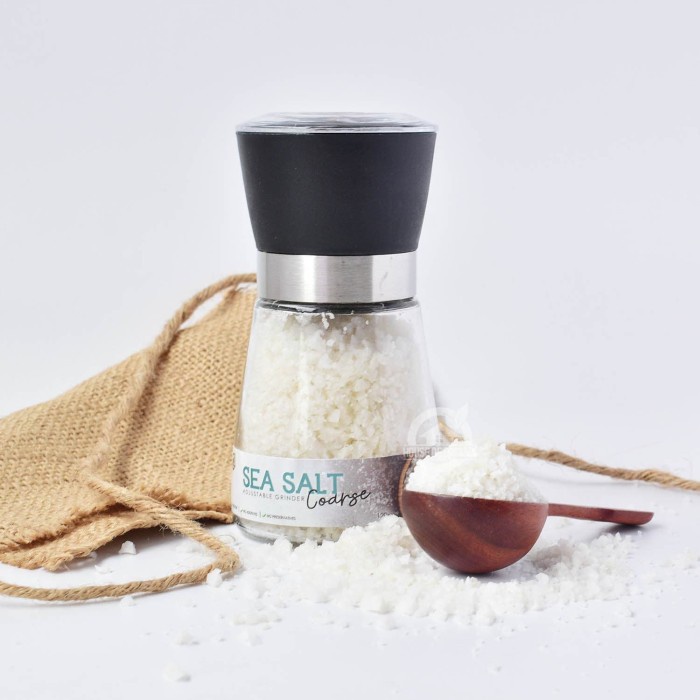 

PEMOTONG DAGING House Of Organix Sea Salt Coarse penghalus grinder 120 Gr BG0461