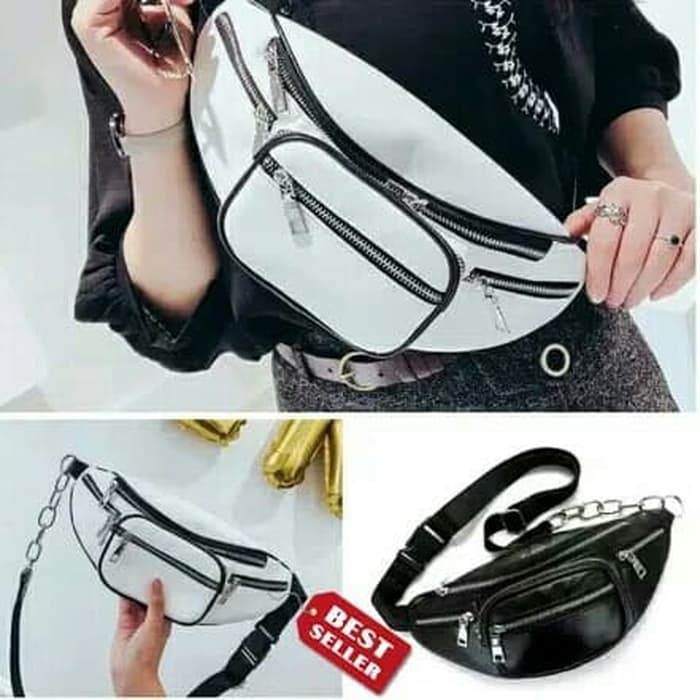 waist bag putih