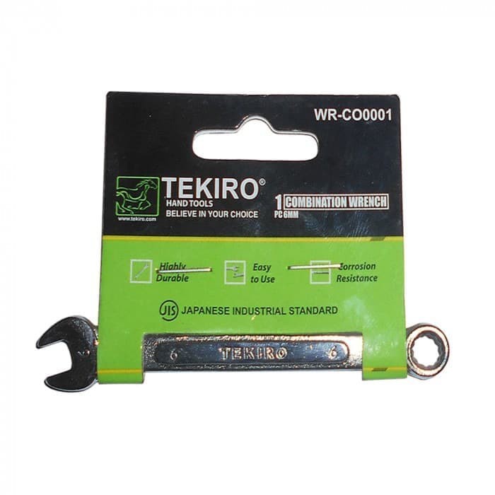 Tekiro Kunci Ring Pass 6 Mm / Combination Wrench 6 Mm