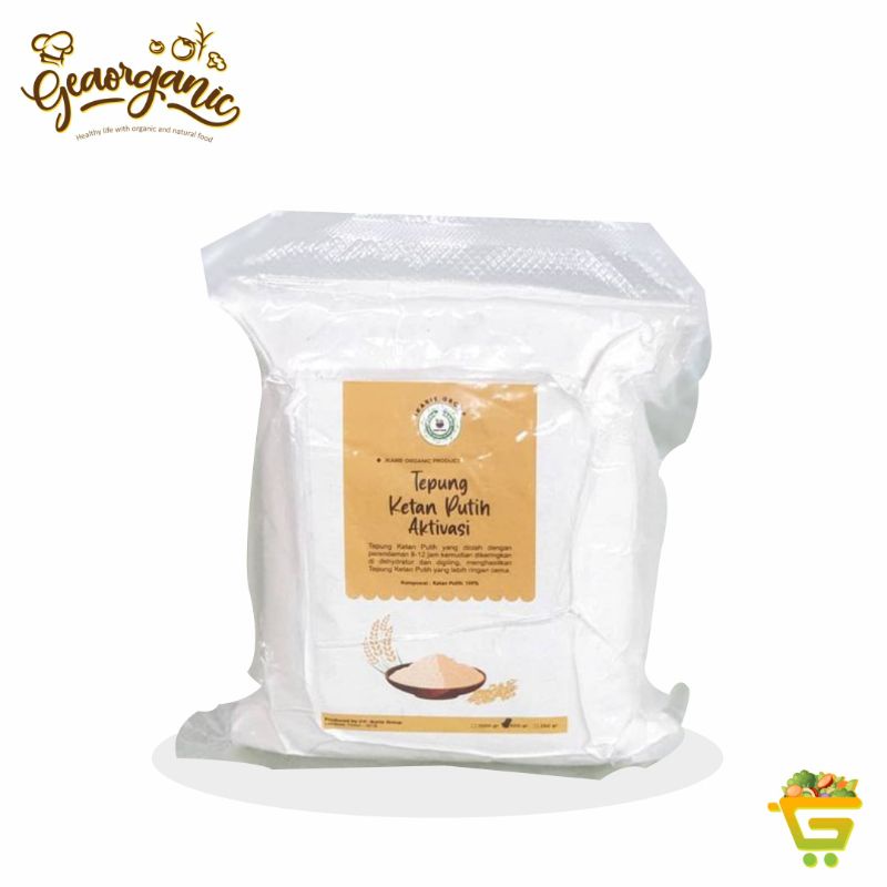 

Beras Ketan Putih Tepung Ketan Putih Aktivasi Ikarie Organic 250gr