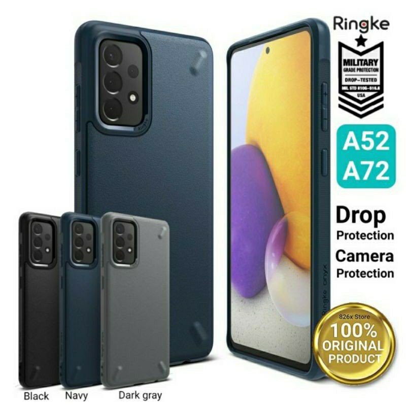 Original Case Samsung Galaxy A52 A72 2021 RINGKE Onyx Softcase Casing ORIGINAL New