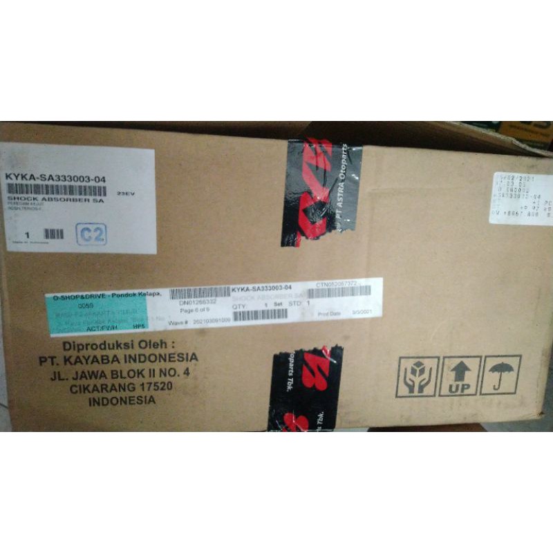 KYB shock absorber depan rush / terios 2004 - up
