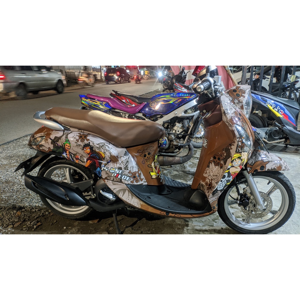 Stiker Fino Decal Full Body Fino Premium Brown One Piece Glossy DNKZ