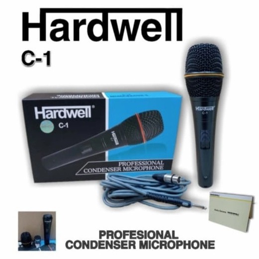 Mikrofon Kondenser Hardwell C- 1 Microphone Kabel Condenser Original