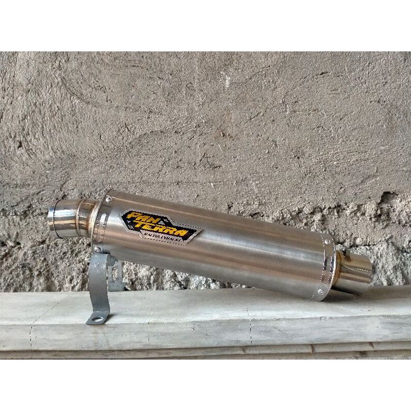 slincer knalpot racing bulat Fantera pantera klem Inlet 50 mm