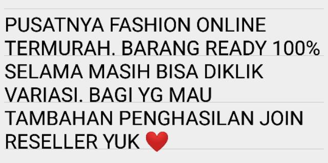 Toko Online GERAI BAJU GROSIR  Shopee Indonesia
