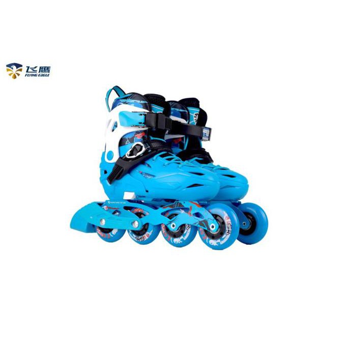 Sepatu Roda Inline Skate Junior Flying Eagle S5S Plus Blue - S(28-32) Diskon5Persen