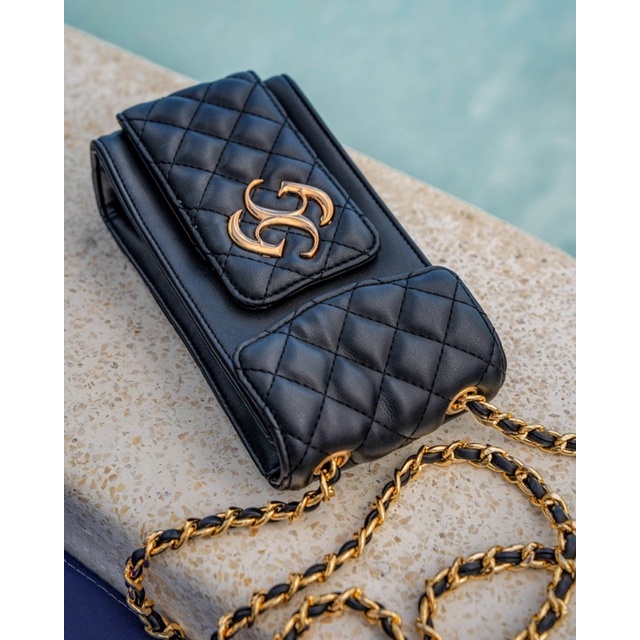 AUDREY PHONE BAG GEULIS ID (BLACK)