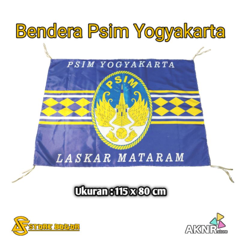 BENDERA PSIM YOGYAKARTA FLAG BESAR TERMURAH