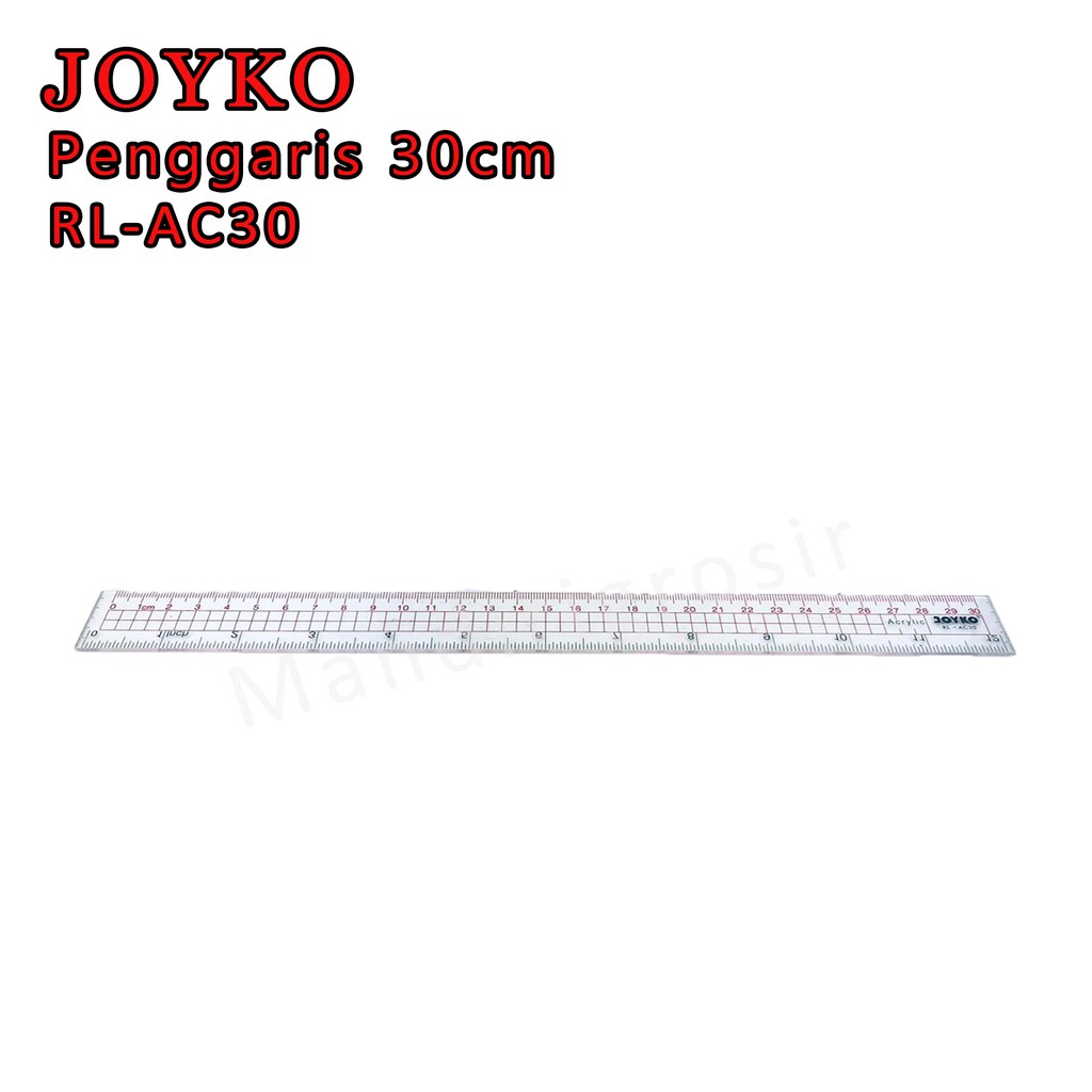 Penggaris 30cm * Joyko * Penggaris * RL-AC30