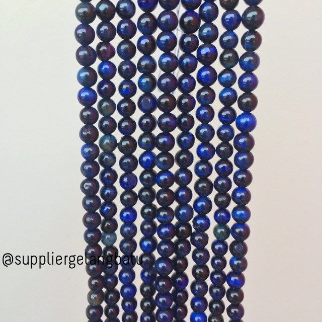 supplier gelang kalung blue tiger eye biru 8mm natural top seller